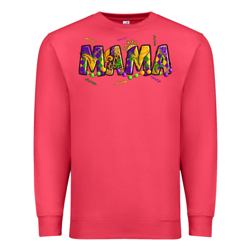 Mama Mardi Gras Premium Sweatshirt by OliviaCreatesArt | Teevron