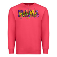 Cardinal mama mardi gras Premium Sweatshirt - OliviaCreatesArt