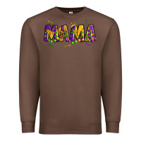 Chestnut mama mardi gras Premium Sweatshirt - OliviaCreatesArt