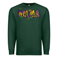 Sports Green mama mardi gras Premium Sweatshirt - OliviaCreatesArt