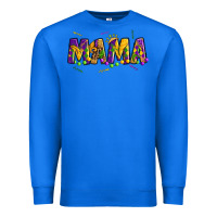True Royal mama mardi gras Premium Sweatshirt - OliviaCreatesArt