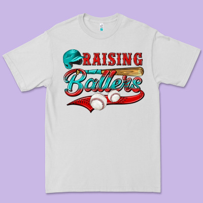 Raising Ballers Premium Tee Designed By Nancycooperartshop