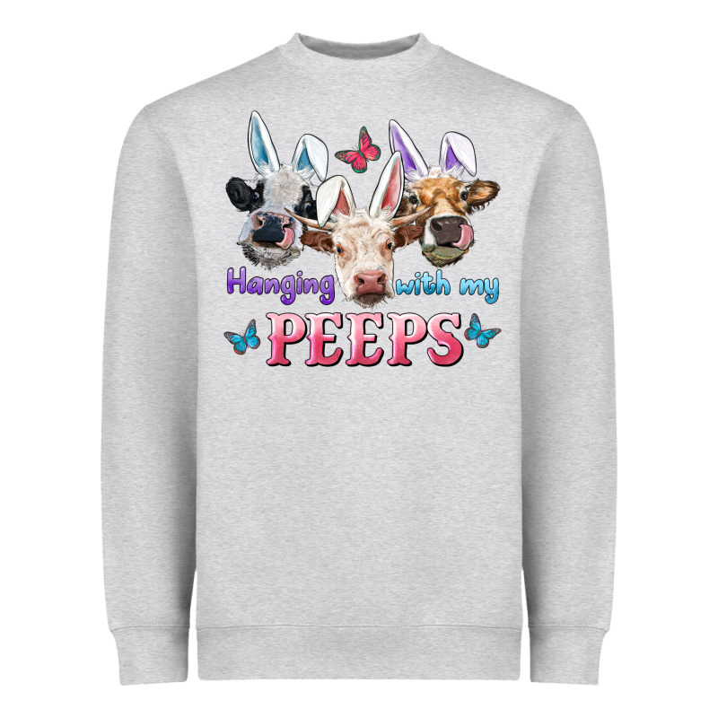 Hanging With My Peeps Cows Heavyweight Sweatshirt by RanaPortraitStore | Teevron