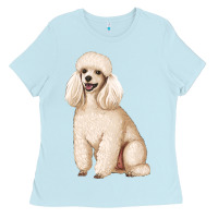 Baby Blue standart poodle Ladies Tee - Artiststas