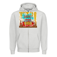 Dove Grey wifey mama boss Zipper Hoodie - TumblerDesignByShophia