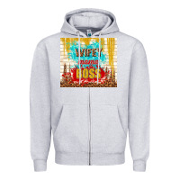 Heather Grey wifey mama boss Zipper Hoodie - TumblerDesignByShophia
