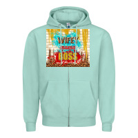Seafoam wifey mama boss Zipper Hoodie - TumblerDesignByShophia