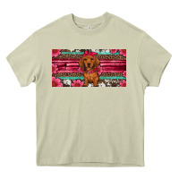 Mossy dachshund puppy license plate Heavy Core Tee - Artiststas