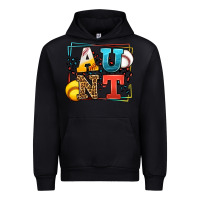 Black Baseball and Softball aunt leopard frame Urban Hoodie - LillyAllenDesigns