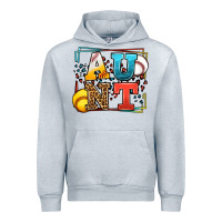 Heather Grey Baseball and Softball aunt leopard frame Urban Hoodie - LillyAllenDesigns