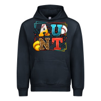 Navy Baseball and Softball aunt leopard frame Urban Hoodie - LillyAllenDesigns