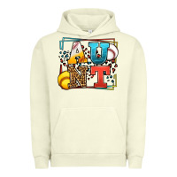 Pigment Pistachio Baseball and Softball aunt leopard frame Urban Hoodie - LillyAllenDesigns