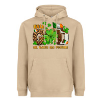 Mushroom with god all things are possible Heavyweight Hoodie - OliviaCreatesArt