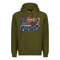 Army Green Long live freedom 4th of july Premium Hoodie - CowGirlArtShop