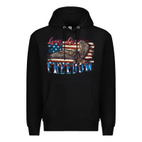 Black Long live freedom 4th of july Premium Hoodie - CowGirlArtShop