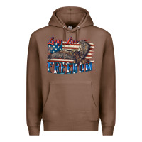 Chestnut Long live freedom 4th of july Premium Hoodie - CowGirlArtShop