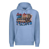 Colony Blue Long live freedom 4th of july Premium Hoodie - CowGirlArtShop