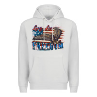 Dove Grey Long live freedom 4th of july Premium Hoodie - CowGirlArtShop