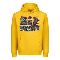 Lemon Long live freedom 4th of july Premium Hoodie - CowGirlArtShop
