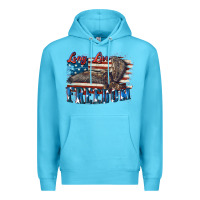 Ocean Blue Long live freedom 4th of july Premium Hoodie - CowGirlArtShop