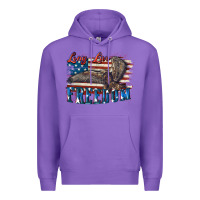 Purple Long live freedom 4th of july Premium Hoodie - CowGirlArtShop