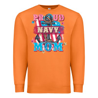 Carrot Proud navy Mom Mother's Day Premium Sweatshirt - FaDigitalArtStudio