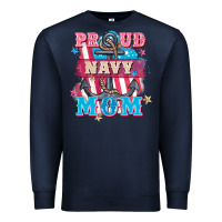 Navy Proud navy Mom Mother's Day Premium Sweatshirt - FaDigitalArtStudio
