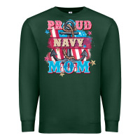 Sports Green Proud navy Mom Mother's Day Premium Sweatshirt - FaDigitalArtStudio