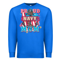 True Royal Proud navy Mom Mother's Day Premium Sweatshirt - FaDigitalArtStudio