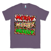 Lavender merry merry merry Classic Tee - CowhideDigitalArt
