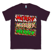 Plum merry merry merry Classic Tee - CowhideDigitalArt