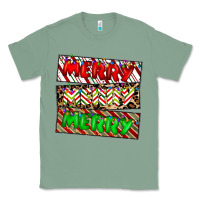 Sage merry merry merry Classic Tee - CowhideDigitalArt