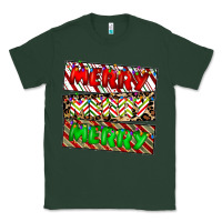 Sports Green merry merry merry Classic Tee - CowhideDigitalArt