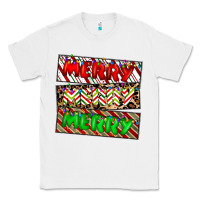 White merry merry merry Classic Tee - CowhideDigitalArt