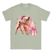 Matcha reindeer pink christmas Classic Tee - MaliasSmallBusiness