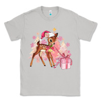 Moon Dust reindeer pink christmas Classic Tee - MaliasSmallBusiness