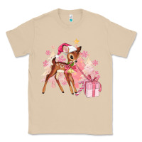 Mushroom reindeer pink christmas Classic Tee - MaliasSmallBusiness