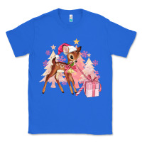 True Royal reindeer pink christmas Classic Tee - MaliasSmallBusiness