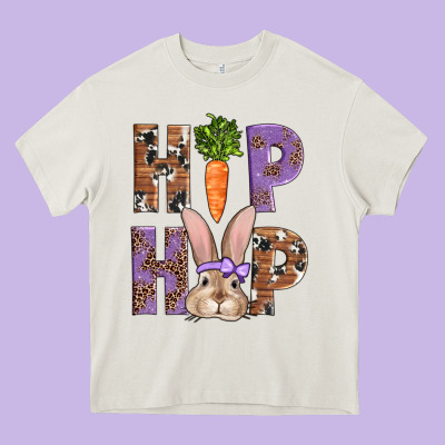 Easter Hiphop Heavy Core Tee Designed By Adodesignshop