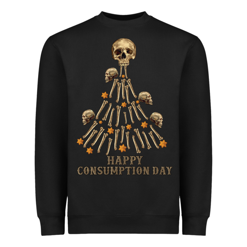 Happy Consumption Day Heavyweight Sweatshirt by RanaPortraitStore | Teevron