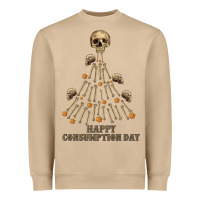 Mushroom Happy Consumption Day Heavyweight Sweatshirt - RanaPortraitStore