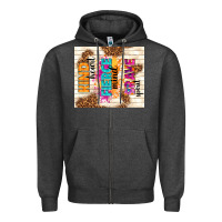 Charcoal Heather kind heart fierce mind brave spirit Zipper Hoodie - TumblerDesignByShophia