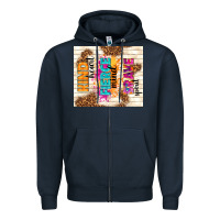 Navy kind heart fierce mind brave spirit Zipper Hoodie - TumblerDesignByShophia