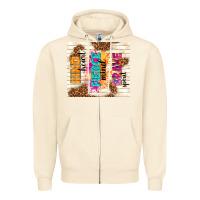 Sandshell kind heart fierce mind brave spirit Zipper Hoodie - TumblerDesignByShophia