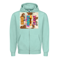 Seafoam kind heart fierce mind brave spirit Zipper Hoodie - TumblerDesignByShophia