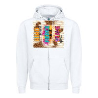 White kind heart fierce mind brave spirit Zipper Hoodie - TumblerDesignByShophia
