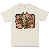 Bone Western Floral Giraffe Premium Tee - LillyAllenDesigns