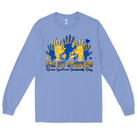 Colony Blue for my students down syndrome awareness day Long Sleeve Tee - Artiststas