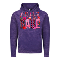 Cloud Purple valentine babe Vintage Hoodie - NancyCooperArtShop
