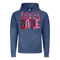 Vintage Denim valentine babe Vintage Hoodie - NancyCooperArtShop